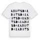 Knutsdal ordlek t-shirt