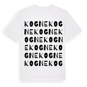 Kogne ordlek t-shirt – ekologisk bomull t-shirt från Pinshirt