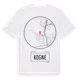 White t-shirt med Kogne t-shirt