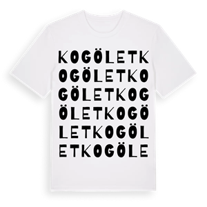 Kogölet ordlek t-shirt – ekologisk bomull t-shirt från Pinshirt