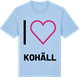 Blue Soul t-shirt med Jag älskar Kohäll t-shirt stort tryck