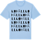 Blue Soul t-shirt med Kohäll ordlek t-shirt