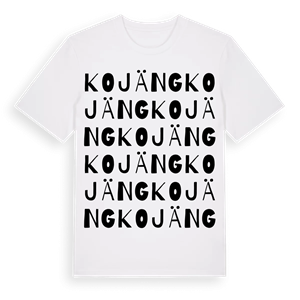 Kojäng ordlek t-shirt – ekologisk bomull t-shirt från Pinshirt
