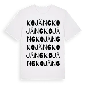 Kojäng ordlek t-shirt – ekologisk bomull t-shirt från Pinshirt