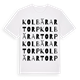 Kolbärartorp ordlek t-shirt