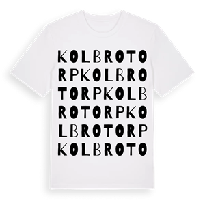 Kolbrotorp ordlek t-shirt – ekologisk bomull t-shirt från Pinshirt