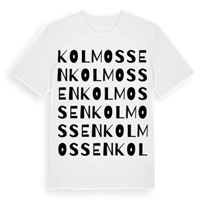 Kolmossen ordlek t-shirt – ekologisk bomull t-shirt från Pinshirt