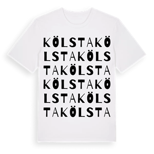 Kölsta ordlek t-shirt – ekologisk bomull t-shirt från Pinshirt