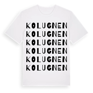 Kolugnen ordlek t-shirt – ekologisk bomull t-shirt från Pinshirt