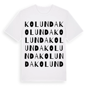 Kolunda ordlek t-shirt – ekologisk bomull t-shirt från Pinshirt