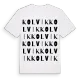 Kolvik ordlek t-shirt
