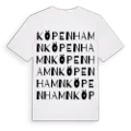 Köpenhamn ordlek t-shirt