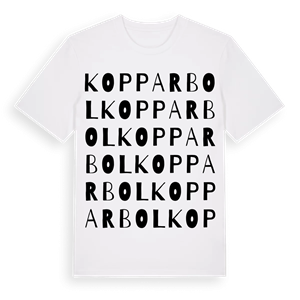 Kopparbol ordlek t-shirt – ekologisk bomull t-shirt från Pinshirt