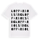 Kopparbolsäng ordlek t-shirt