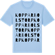 Blue Soul t-shirt med Kopparbolstorp ordlek t-shirt