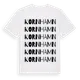 White t-shirt med Kornhamn ordlek t-shirt