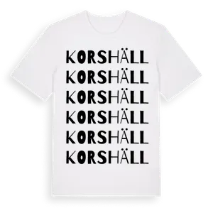 Korshäll ordlek t-shirt – ekologisk bomull t-shirt från Pinshirt