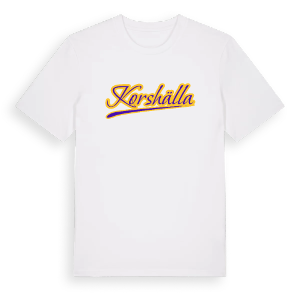 Korshälla baseball t-shirt – ekologisk bomull t-shirt från Pinshirt