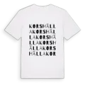 Korshälla ordlek t-shirt