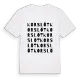 Korslöt ordlek t-shirt