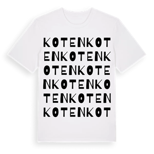 Koten ordlek t-shirt – ekologisk bomull t-shirt från Pinshirt