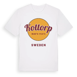 Kottorp cirkel t-shirt – ekologisk bomull t-shirt från Pinshirt