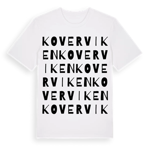 Koverviken ordlek t-shirt – ekologisk bomull t-shirt från Pinshirt