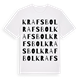 Krafsbol ordlek t-shirt