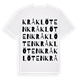 Kråklöten ordlek t-shirt