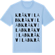 Blue Soul t-shirt med Kråkvilan ordlek t-shirt