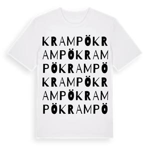 Krampö ordlek t-shirt – ekologisk bomull t-shirt från Pinshirt