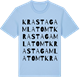Blue Soul t-shirt med Krasta gamla tomt ordlek t-shirt