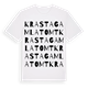 Krasta gamla tomt ordlek t-shirt