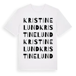 Kristinelund ordlek t-shirt – ekologisk bomull t-shirt från Pinshirt