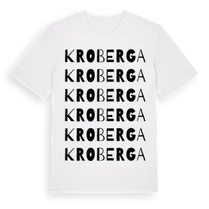 Kroberga ordlek t-shirt – ekologisk bomull t-shirt från Pinshirt