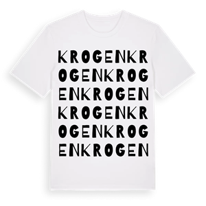 Krogen ordlek t-shirt – ekologisk bomull t-shirt från Pinshirt