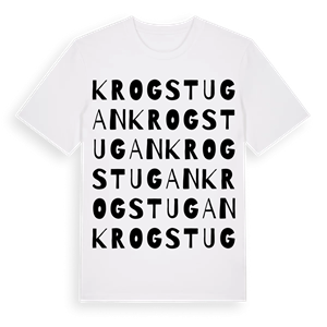 Krogstugan ordlek t-shirt – ekologisk bomull t-shirt från Pinshirt
