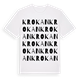 Krokan ordlek t-shirt