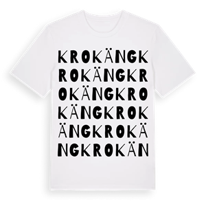 Krokäng ordlek t-shirt – ekologisk bomull t-shirt från Pinshirt