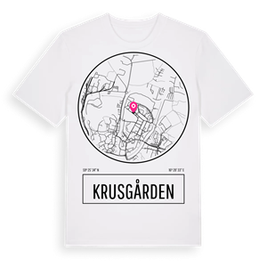Krusgården t-shirt – ekologisk bomull t-shirt från Pinshirt