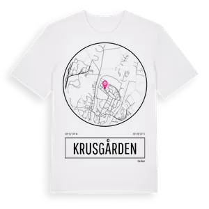 Krusgården t-shirt – ekologisk bomull t-shirt från Pinshirt