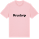 Pink Cotton t-shirt med Krustorp fetstil t-shirt