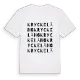 Kryckeläng ordlek t-shirt