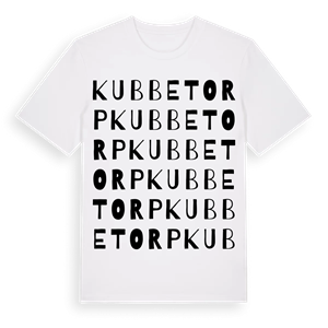 Kubbetorp ordlek t-shirt – ekologisk bomull t-shirt från Pinshirt