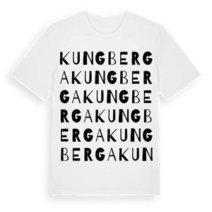Kungberga ordlek t-shirt – ekologisk bomull t-shirt från Pinshirt
