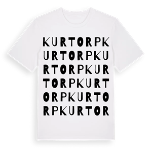 Kurtorp ordlek t-shirt – ekologisk bomull t-shirt från Pinshirt