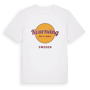 Kvarnäng cirkel t-shirt – ekologisk bomull t-shirt från Pinshirt