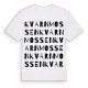 Kvarnmossen ordlek t-shirt