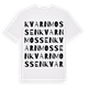 Kvarnmossen ordlek t-shirt