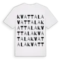 Kvattala ordlek t-shirt